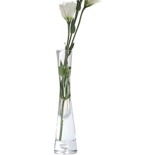 Transparenter Glas-Blumenbehälter mit einfacher Montage, geeignet für gefüllte Rosen, Nelken, Rosen, Gänseblümchen und ähnliche Sträuße in