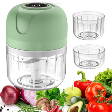 Mini hachoir électrique portable, petit robot rechargeable pour ail, gingembre, oignon, lames en acier inoxydable, étanche, multifonction.