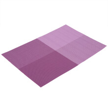 Jogo de 4 jogos americanos de PVC antiderrapante para uso interno e externo, em vinil tecido resistente ao calor, fáceis de limpar e de alta