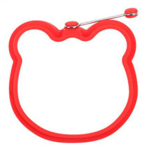 Heart Shaped Pancake Maker, Adorable Design Food Grade Silicone Egg Rings, Perfect for Homemade Egg Sandwiches and Mini Pancakes (Cute Animal Shapes)