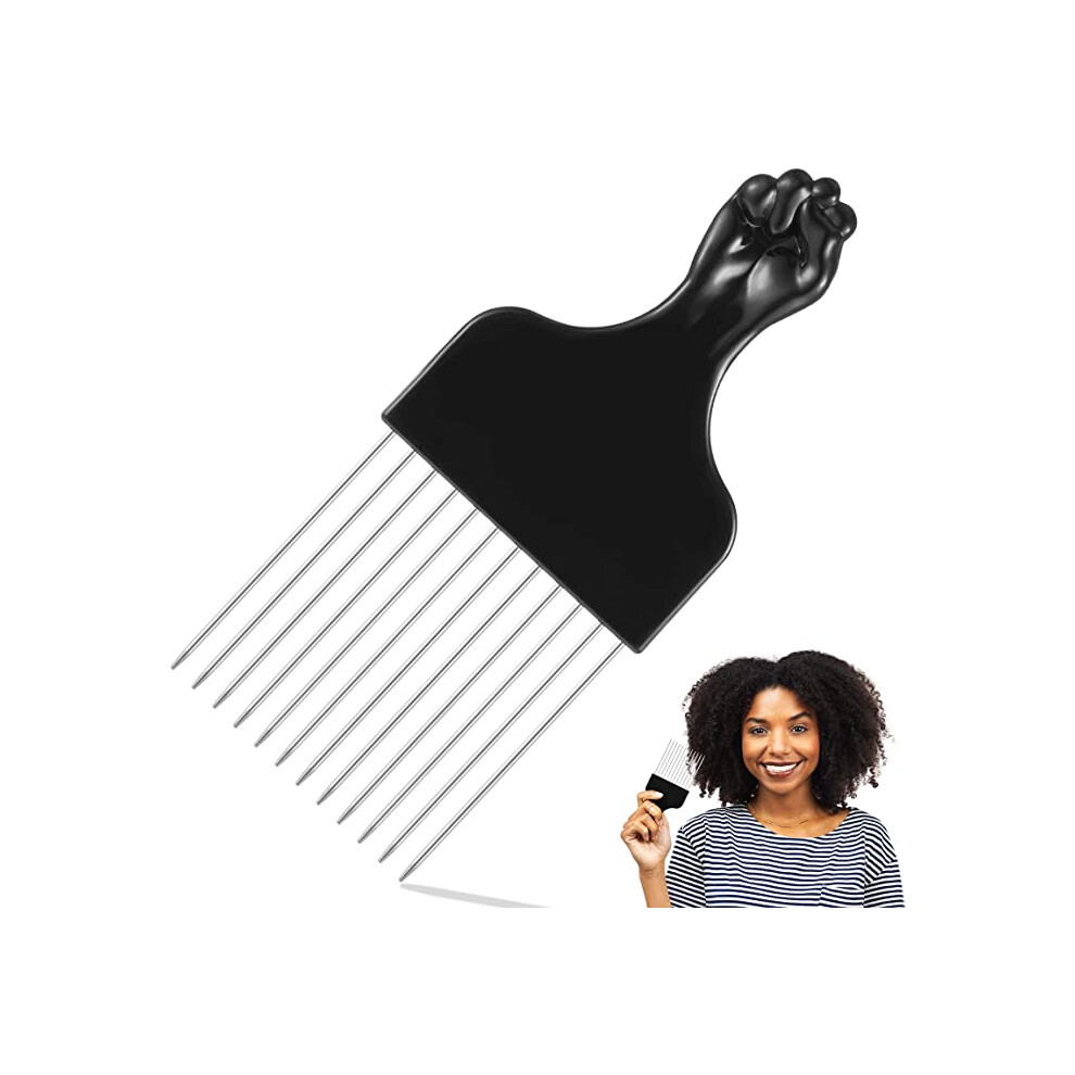 Unisex Insert Fork Hairbrush Hairdressing Comb Professional Wide Teeth