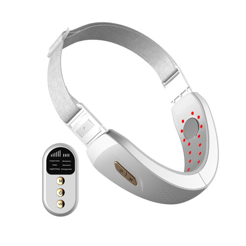 (White) Face Lifting V-line Slimming Massager Shaping Blood Circulation