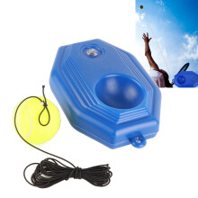 Tennisball-Back-Base-Trainingsset mit Elastikseil – Blau, 15x20x5 cm