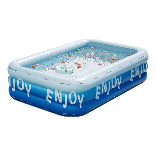 Pool Inflatable Rectangular UVResistant Pool For Adults And Kids Backyard Beach Summer Water Toys