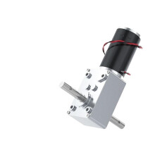 Bracket 12V 258RPM 584031ZY Dual Shaft DC Electronic Starter Torque 70KG.CM All Metal Gear D Shaft Worm Gear
