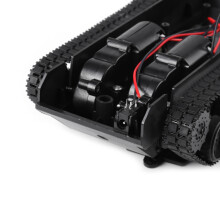 Leichter Kunststofftank-Chassis DIY-Kit mit 130er Motor, 3V-7V, 18,5*9,7*5 cm
