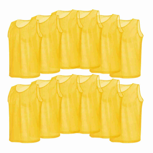 Breathable Soccer Training Vests Set for Adults - 12 Pack 2