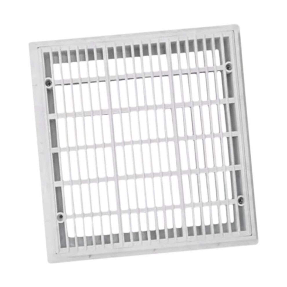 Floor Drain Grate, 9Inch Square, Pool Water Outlet, Spa Accessory, Easy Install Pool Drain Port 9105992235278