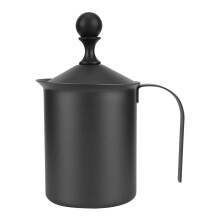 Utensílio de café estilo japonês, êmbolo para espumar leite fácil de limpar, ferramenta manual para espumar leite, design durável e resistente