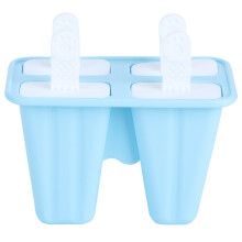 Molde de silicone flexível para fazer picolés saudáveis, fácil de desenformar, reutilizável e fácil de limpar - Molde de silicone livre de BPA