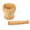 Moedor de alho com design elegante em bambu, que preserva o sabor original de ervas e especiarias. 2