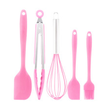 Colecție de ustensile de copt, set de spatule din silicon cu mâner ergonomic, construcție flexibilă și durabilă, ustensile de bucătărie