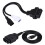 EOBD2 OBDII Diagnostic Cable 150cm ECU Tuning Interface Car Programmer 2