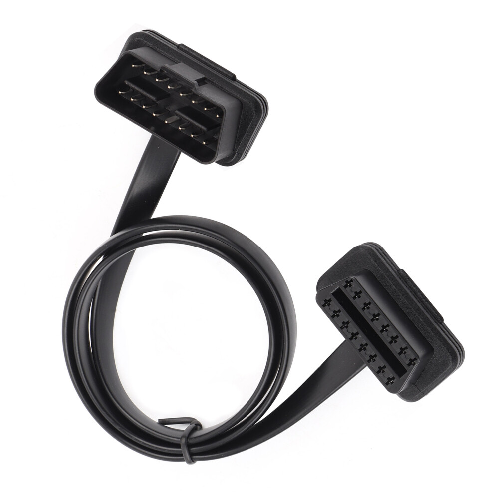 Auto Obd2 Extension Cable 16 Pin Male To Female 60Cm/24 Inch Diagnostic Adapter 5081362970199