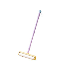 Retractable Sticky Roller Pet Hair Pickup Household-Purple