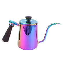 Elegante hervidor de cobre para goteo, incorpore la artesanía japonesa a sus rituales de café, compatible con calor directo para un uso versátil,