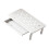 Multifunctional Computer Risers Steel Base Office Desk-White 1