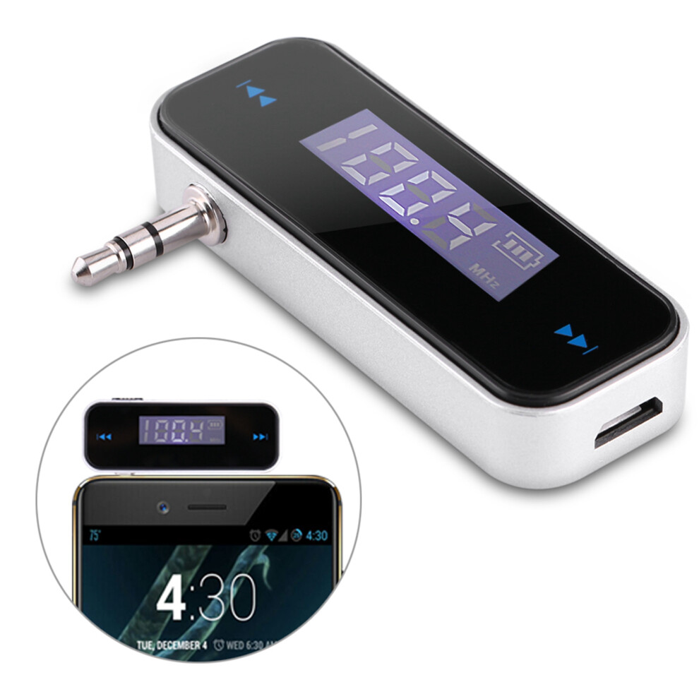 Universal Fm Transmitter For Vehicles With Hands-Free Calls & 3.5Mm Audio Input 8441362971409