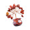 Natural crystal brokens stone wealth tree ornament-Blue 7