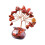 Natural crystal brokens stone wealth tree ornament-Blue 5