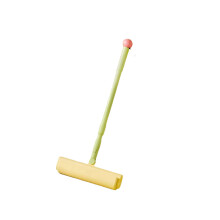 Retractable Lints Remover Roller Long Handle Sticky Mops-Green