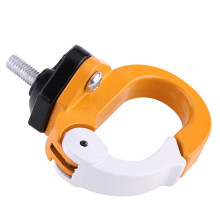 Universaler Aluminiumlegierungs Motorradhelm-Tasche Halter Haken Klaue Gelb
