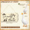 Playful Wooden Security Plaque with Gooses Illustration 4