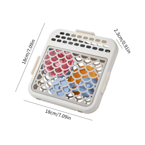 Dishwasher Safe Silicone Meshes Basket for Small Kitchen Items 2