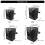 Portable Moving Bag With Handle Foldable Design PP-Black Small 2