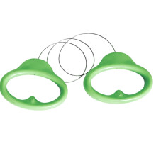 Pottery Clay Cutter Wire Tool Ergonomic Handle-Tender green