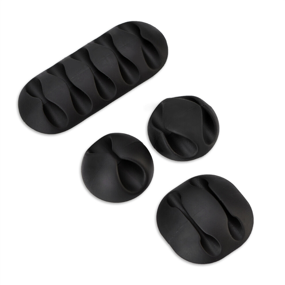 10Pcs Universal Silicone Cable Clips, Tpr Desk Cord Organizer Compatible With Charging, Usb & Network Cables 8401362973056