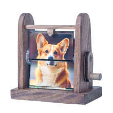 Customs Photo Flipbook Frame Hand Crank Photo Flipbook Box Photo