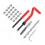 25pcs Thread Repair Insert Kit for Auto M6 X 1.0 X 8.0mm 16