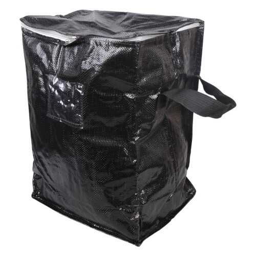 Portable Moving Bag With Handle Foldable Design PP-Black middle