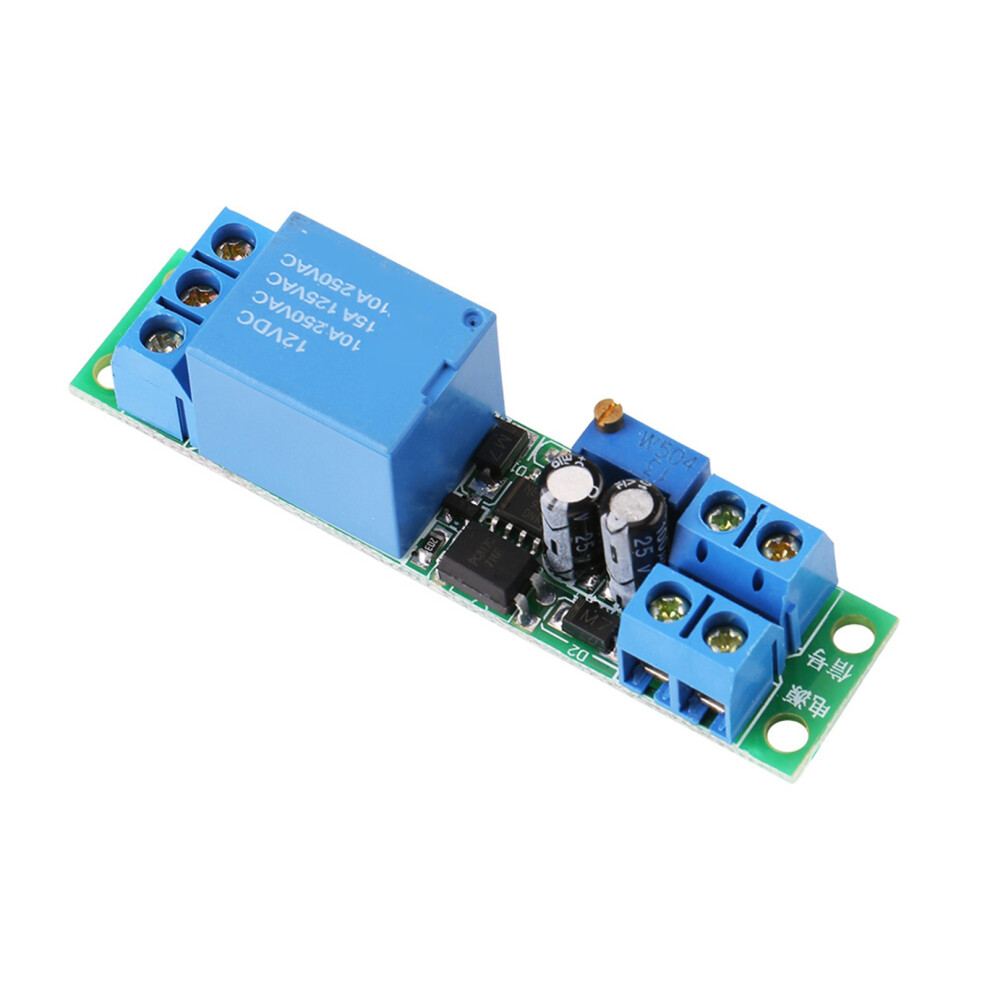 12V Signal Trigger Adjustable Turn Off Delay Timer Relay Module 3501362972532
