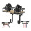 Heavy Duty Wall Mounted Ironing Board Holder And Iron-Black 7