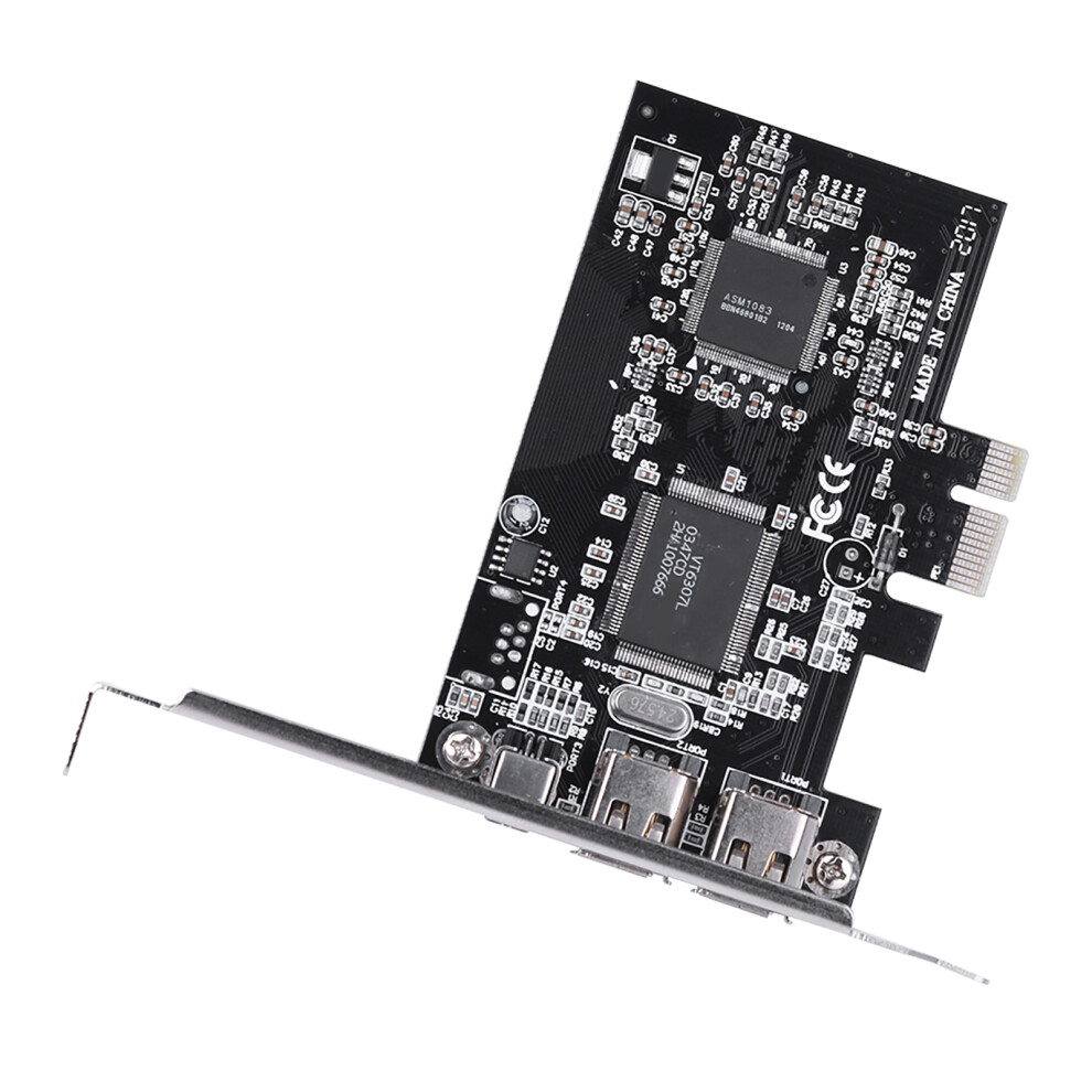 High Performance Pci-E 1394A Card With Firewire Cable Hot-Swap Ready 3661362973714