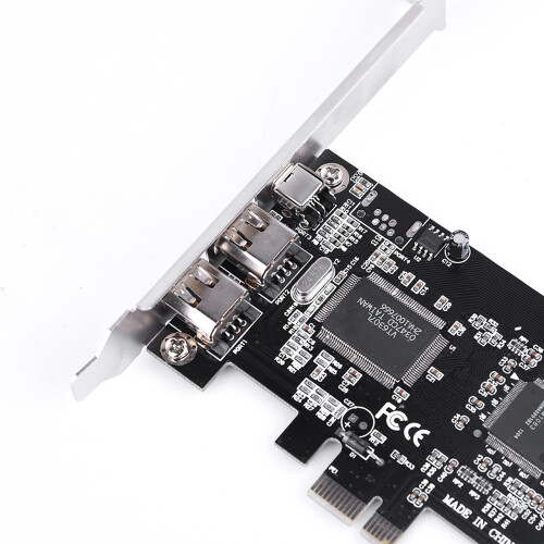 High Performance PCI-E 1394a Card with Firewire Cable Hot-Swap Ready 2