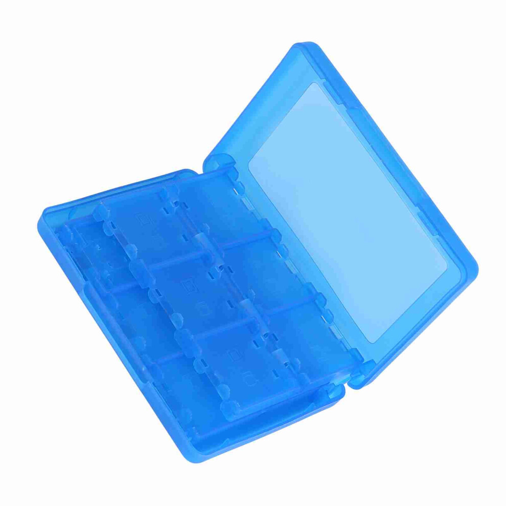 Durable 28-In-1 Game Card Storage For 3Ds/Dsl/Dsi - Pp Case Blue 4911362975072