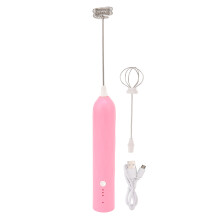Mixeur électrique pour mousser le lait et le café, fouet manuel amovible à 3 vitesses, mixeur portable rechargeable par USB pour latte et