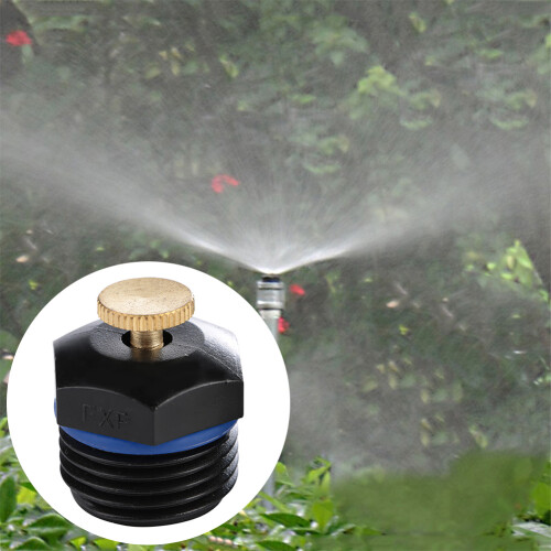 Micro Watering Sprinkler for Long Range Coverage, 1/2" DN15 Durable Engineering Plastics Misting Nozzle with Easy Installation, Adjustable Spraying Ef 1