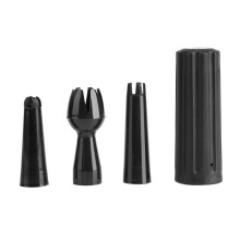 500ml Schwarzer Aluminium-Sahneverteiler, 32x8cm, einfache Bedienung
