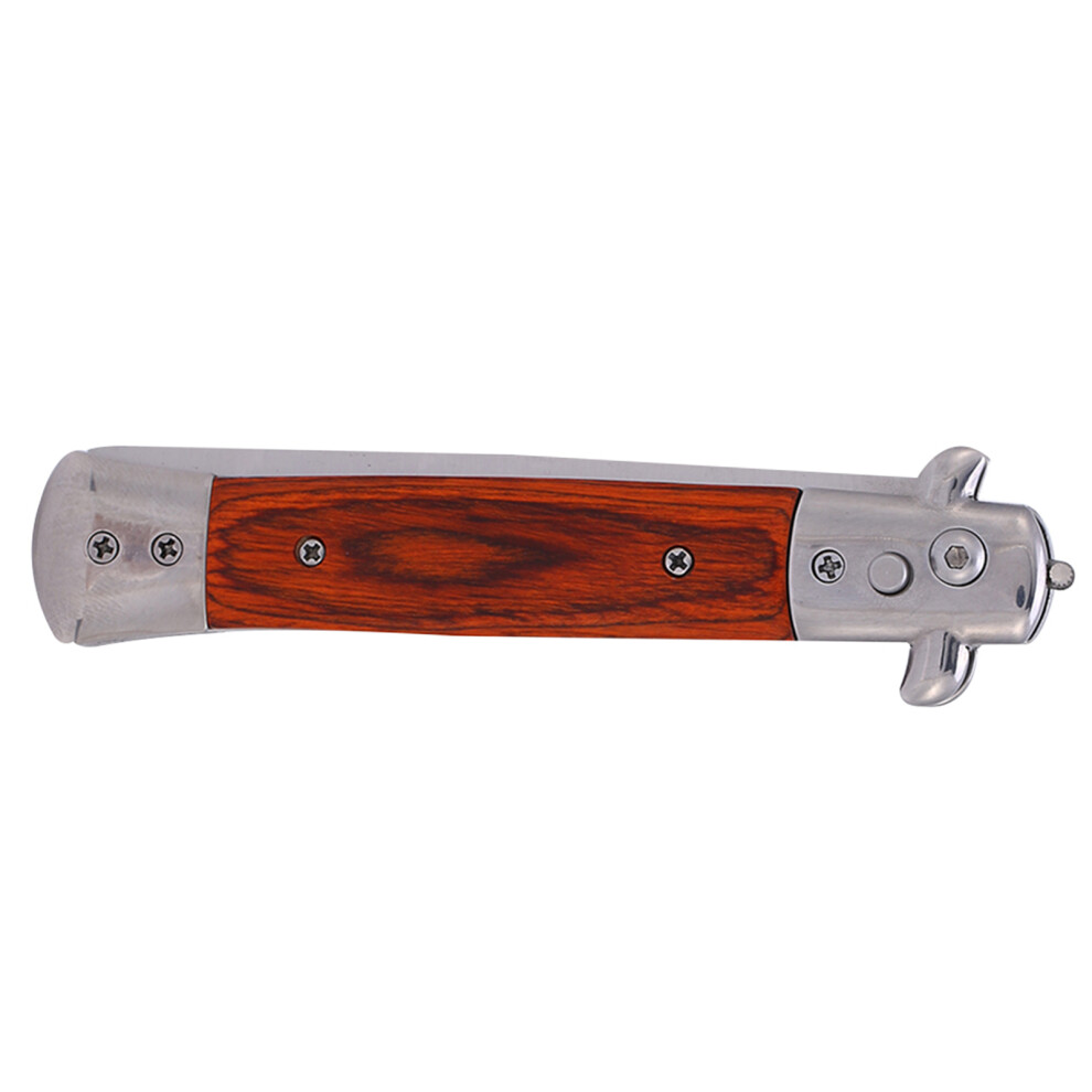Unisex 79Mm Rosewood Spring Folding Pocket Comb For Hair And Pet Grooming