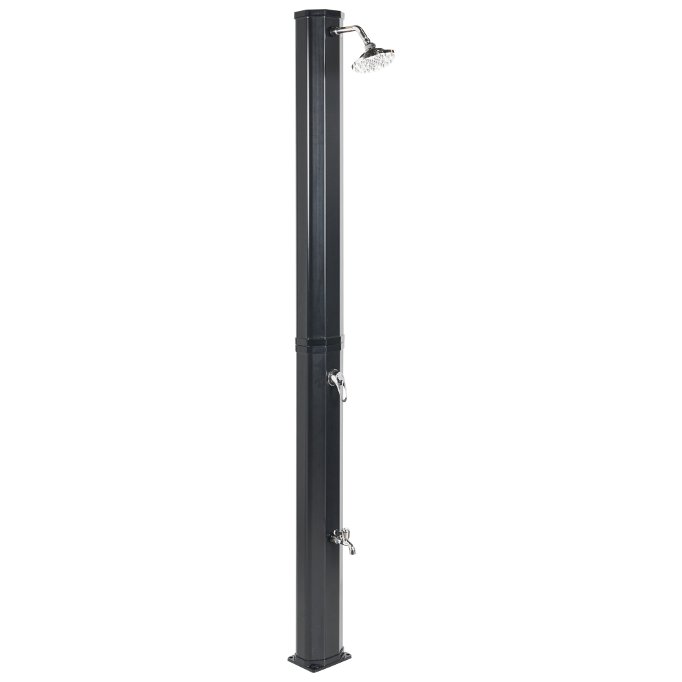 Freestanding Outdoor Solar Shower TOPOCALMA Black-image-OPC-PJ59Q85-NEW