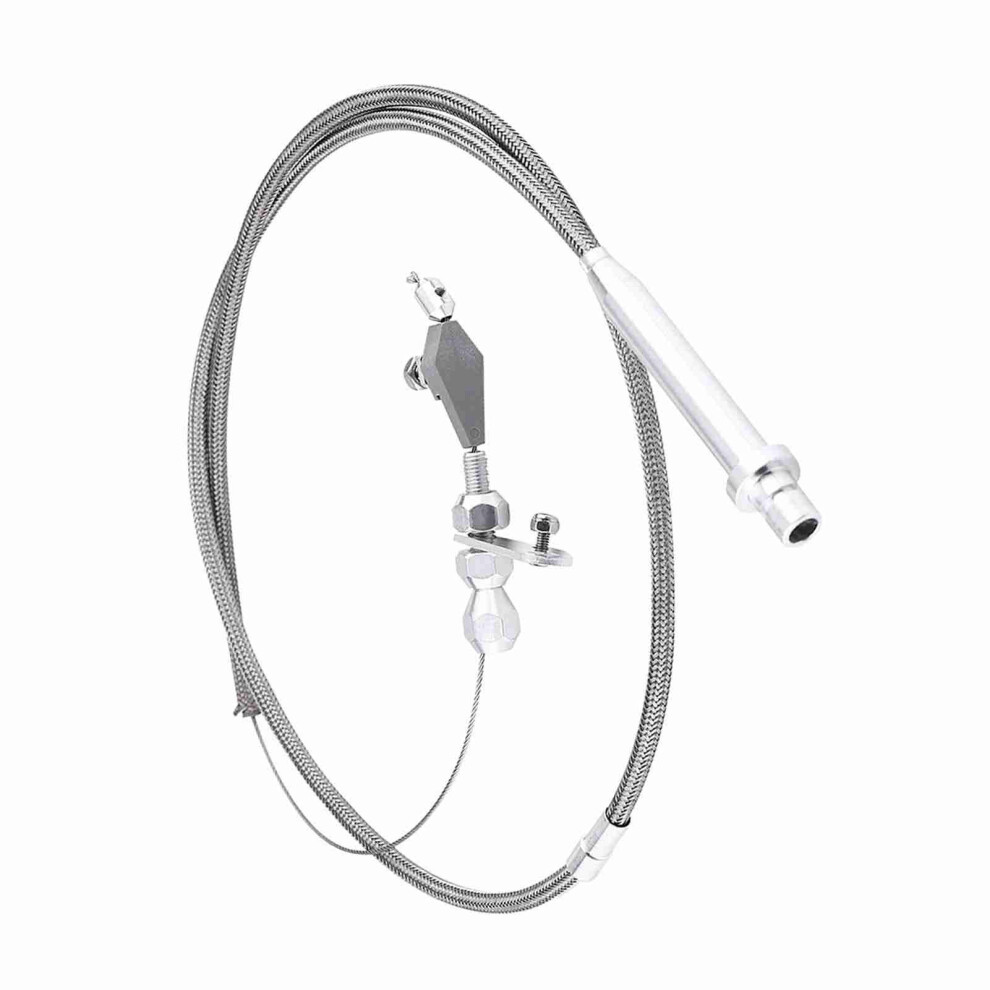 Reliable Stainless Steel Braided Kickdown Cable For Chevy Th350 Transmission 4601362976666
