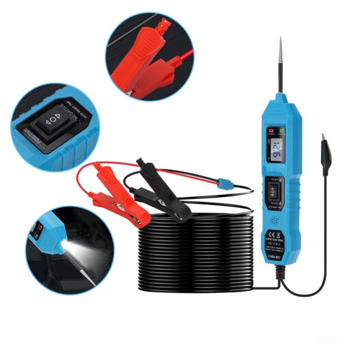 Portable Electric Circuit Tester LCD Display Handheld Compact Size Automotive Electrical System 1