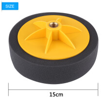 Car Polisher 6inch/15cm Sponge Wheel Waxing Pad Kit for Polishing and Buffing