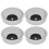 4 Set Schreibtisch Kabel Draht Tülle PC Computer 1