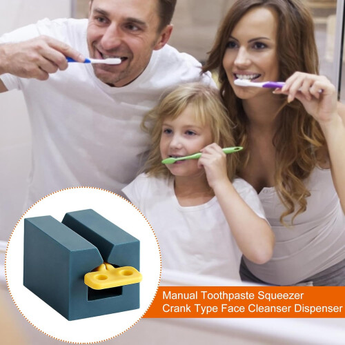 Toothpaste Tube Roller Handheld Clip On Dispenser Compact Bathroom Accessory For Easy Tube Rolling 2