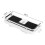 ABS Shower Rod Storage Shelf with Drip Tray Practical Bathroom Organizer 11